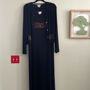 Cite maxi dress and jacket set XL